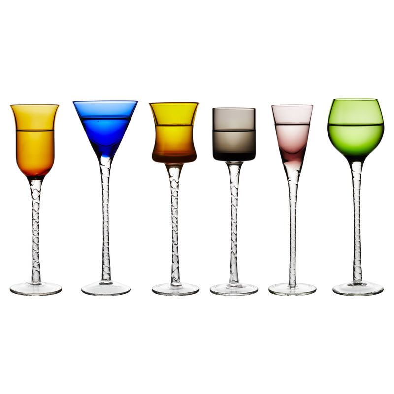 London Snapseglas 6 stk.