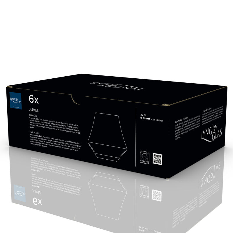 Juvel Romglas 6 stk.