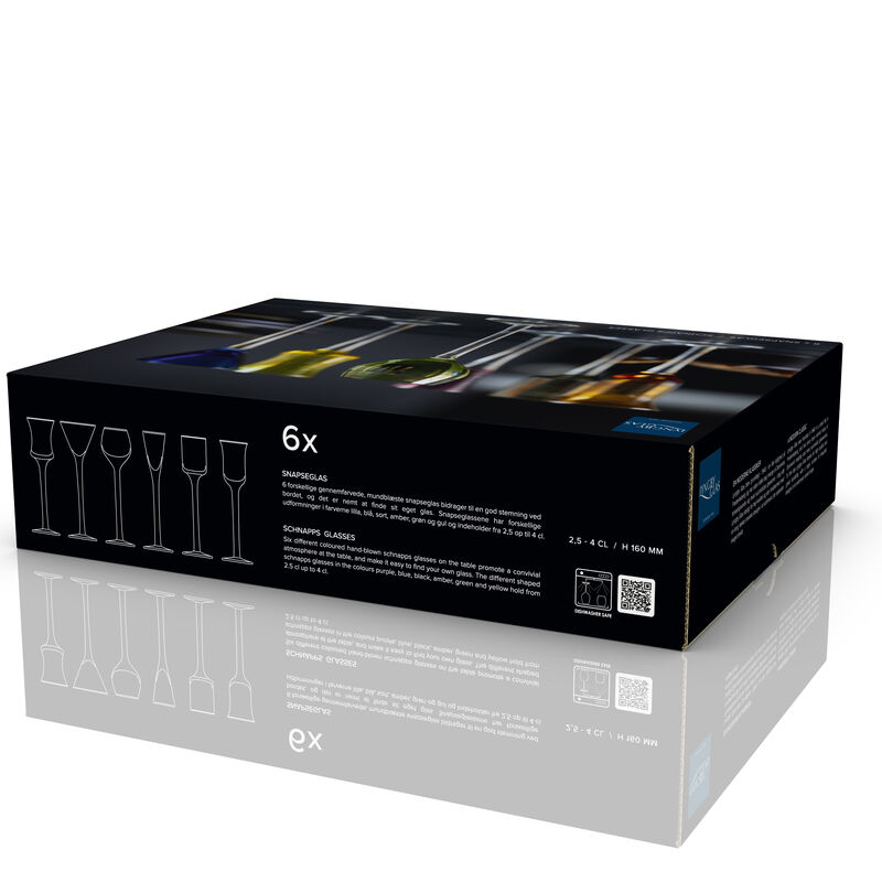 Classic Snapseglas 6 stk.