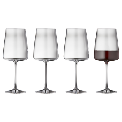 Zero R&oslash;dvinsglas 4 stk.