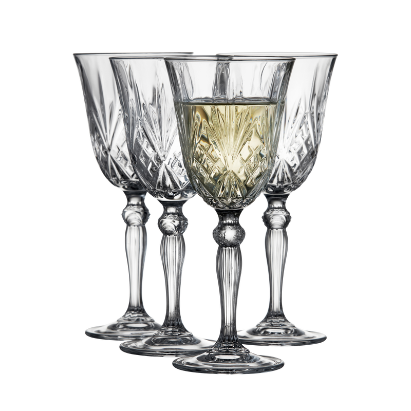 Melodia Hvidvinsglas 4 stk.