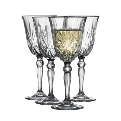 Melodia Hvidvinsglas 4 stk.