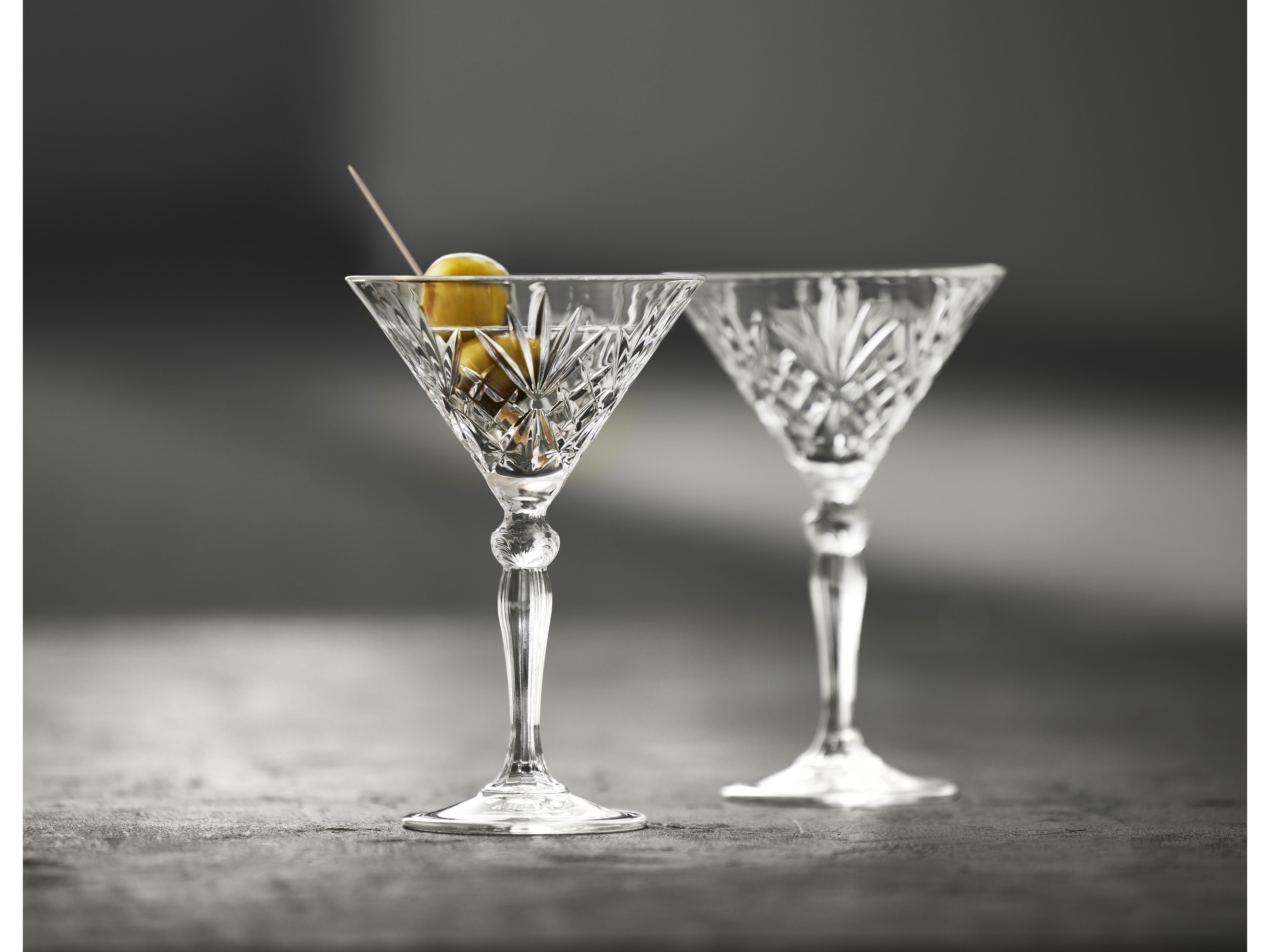 Lot De 4 Verres à Cocktail Lyngby Glass Melodia – Cristal – Transparent – Neuf