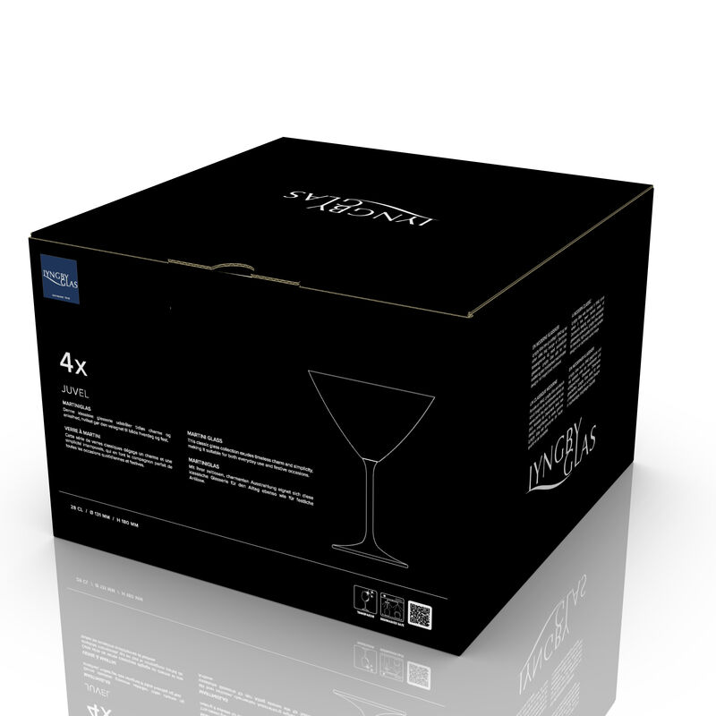 Juvel Martiniglas 4 stk.