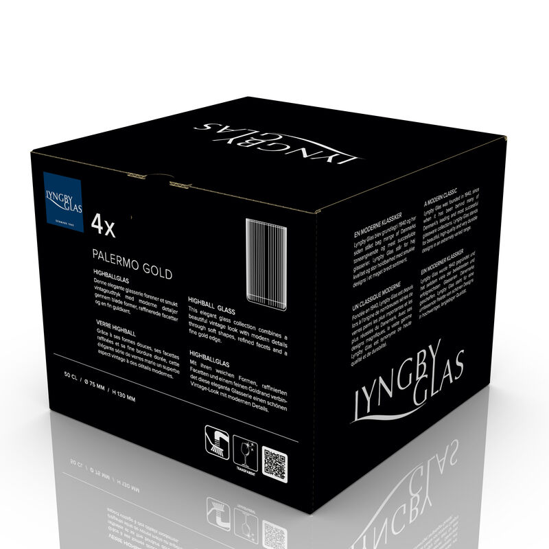 Palermo Gold Highball 4 stk.