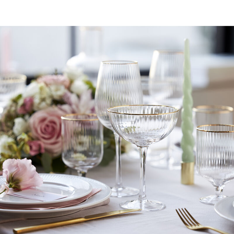 Palermo Gold Hvidvinsglas 4 stk.