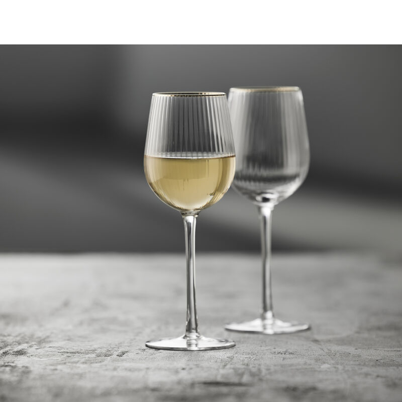 Palermo Gold Hvidvinsglas 4 stk.