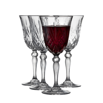 Melodia R&oslash;dvinsglas 4 stk.