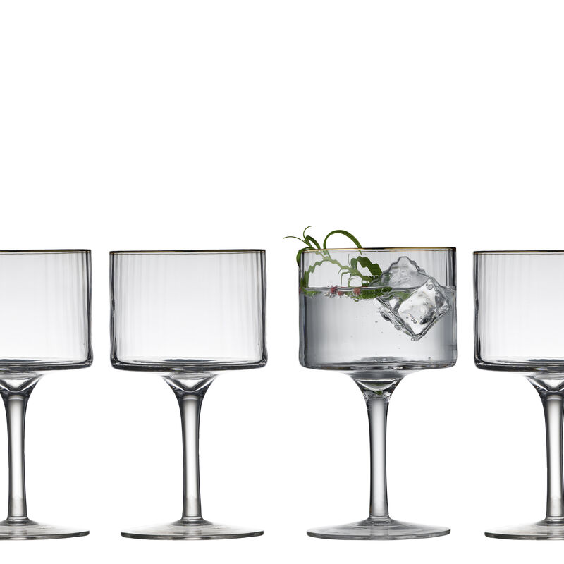Palermo Gold Gin & tonic-glas 4 stk.