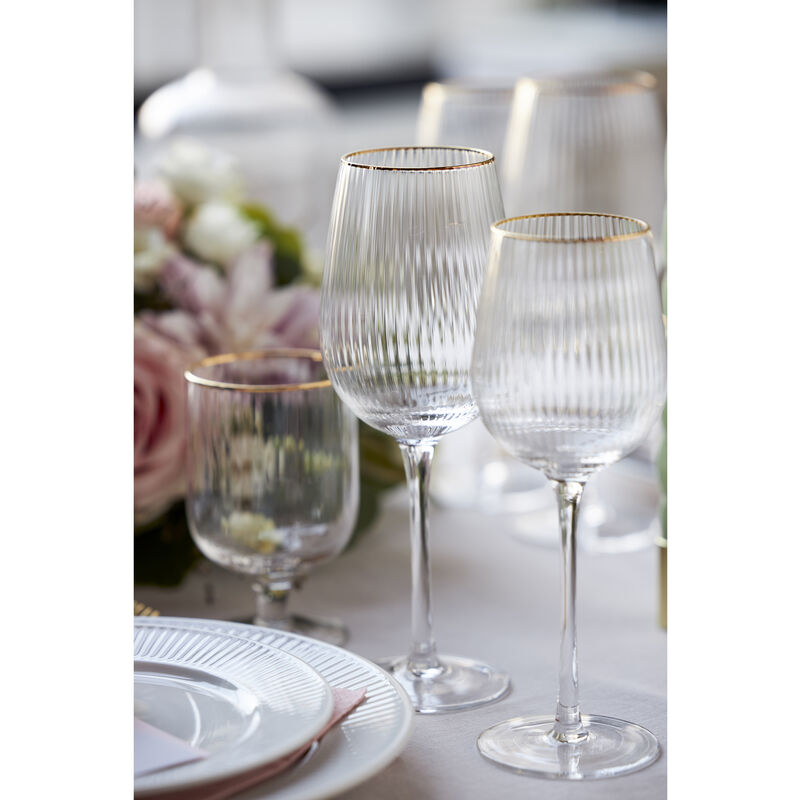 Palermo Gold R&oslash;dvinsglas 4 stk.