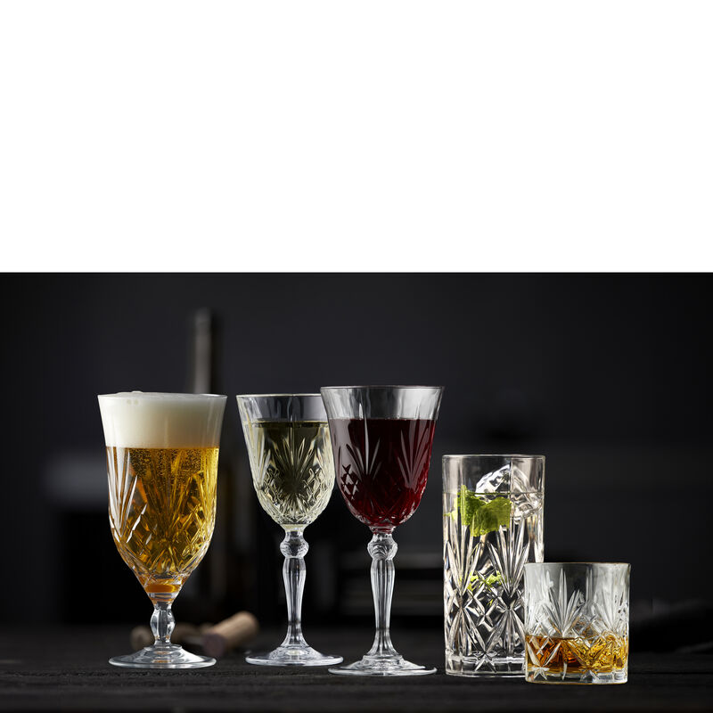 Melodia R&oslash;dvinsglas 4 stk.