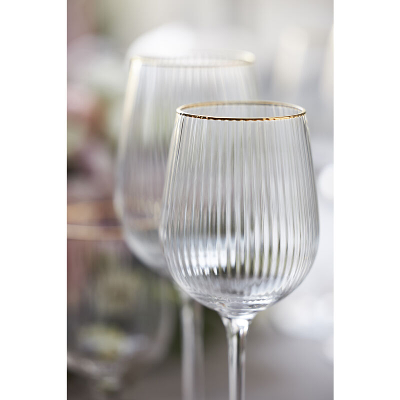 Palermo Gold Hvidvinsglas 4 stk.