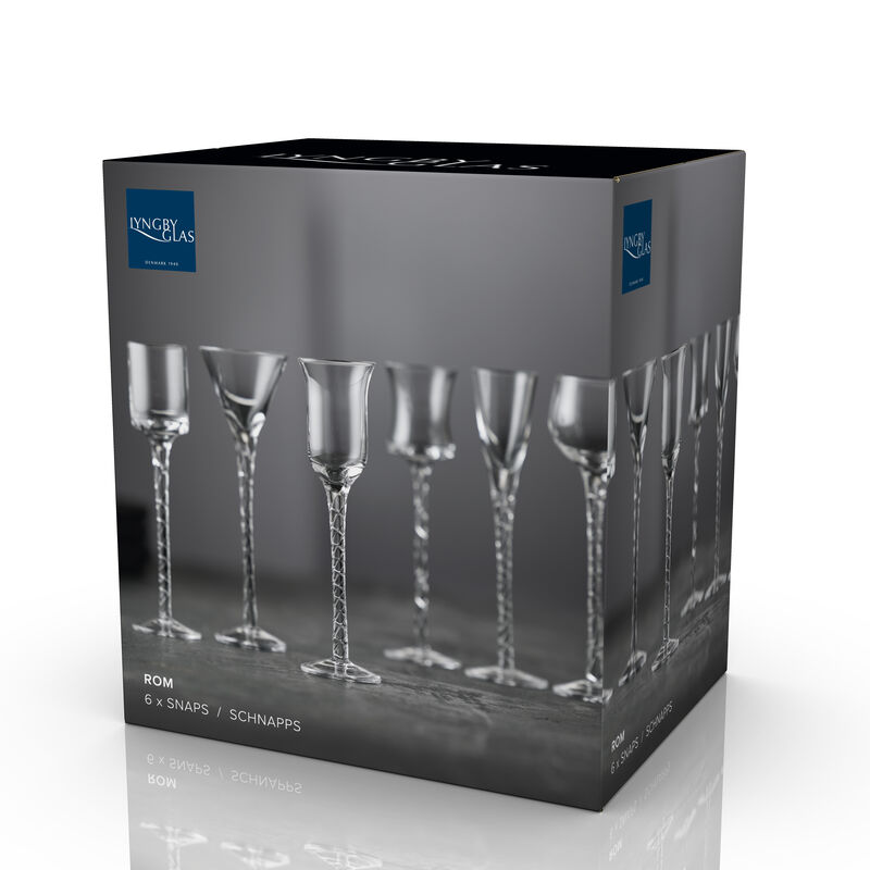 Rom Snapseglas 6 stk.