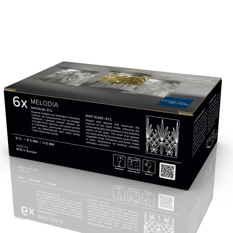 Melodia Shotglas 6 stk. Melodia Shotglas 6 stk.