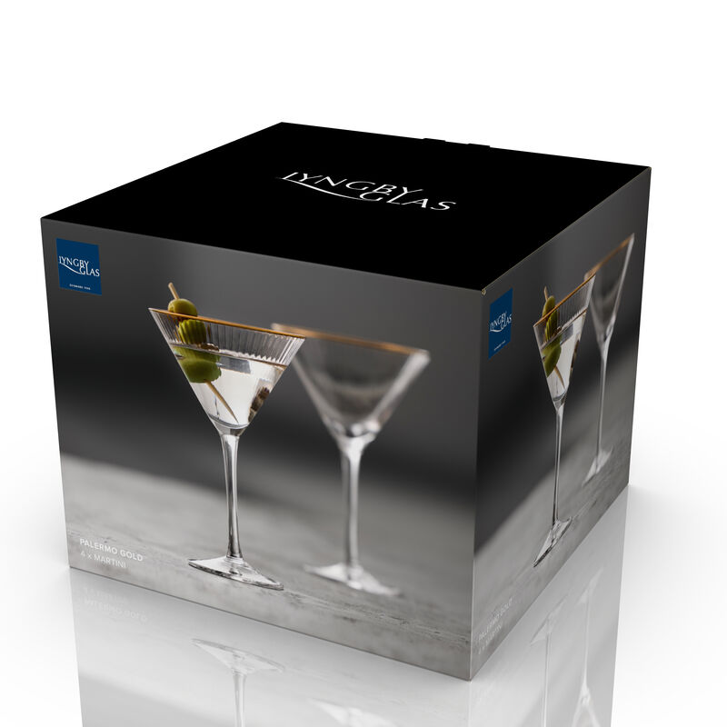 Palermo Gold Martiniglas 4 stk.