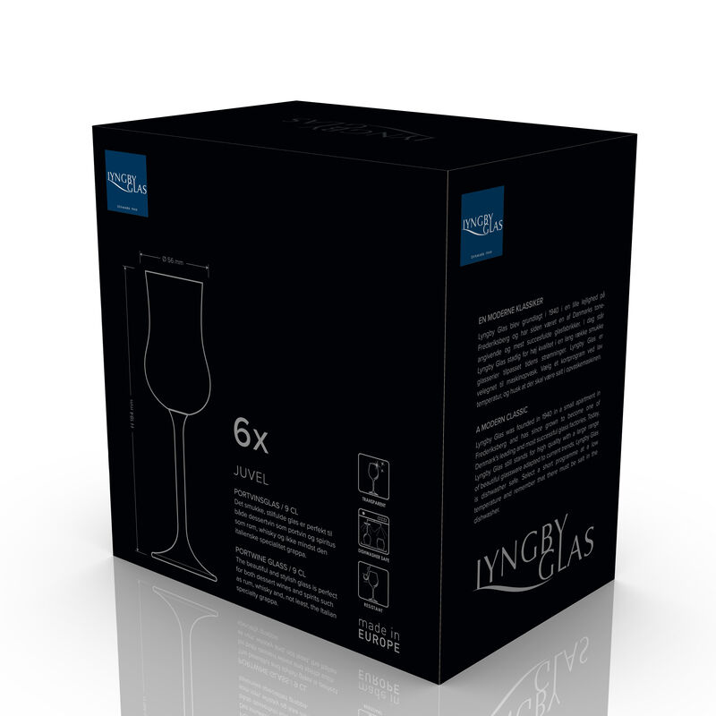 Juvel Portvin/grappa 6 stk.