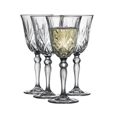 Melodia Hvidvinsglas 4 stk.