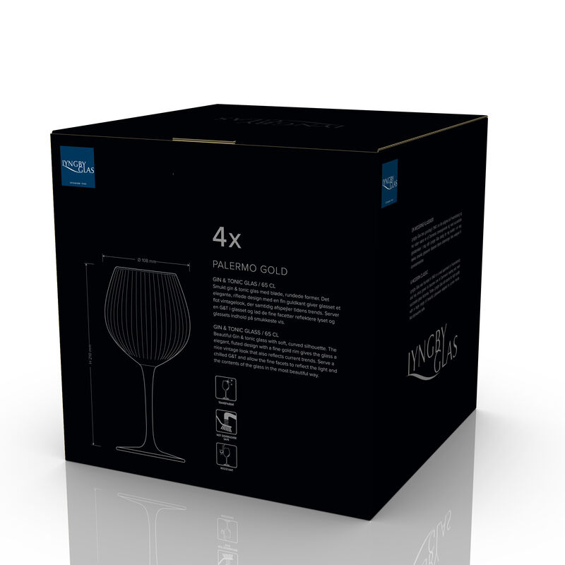 Palermo Gold Ginglas 4 stk.