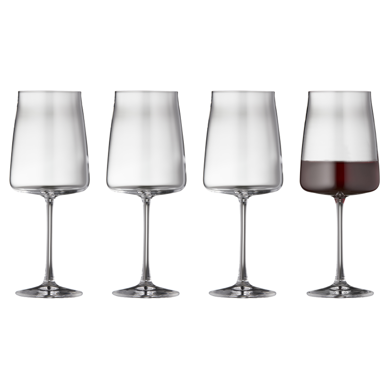 Zero R&oslash;dvinsglas 4 stk.