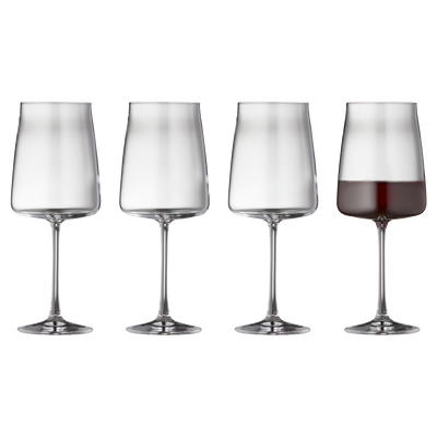 Zero R&oslash;dvinsglas 4 stk.