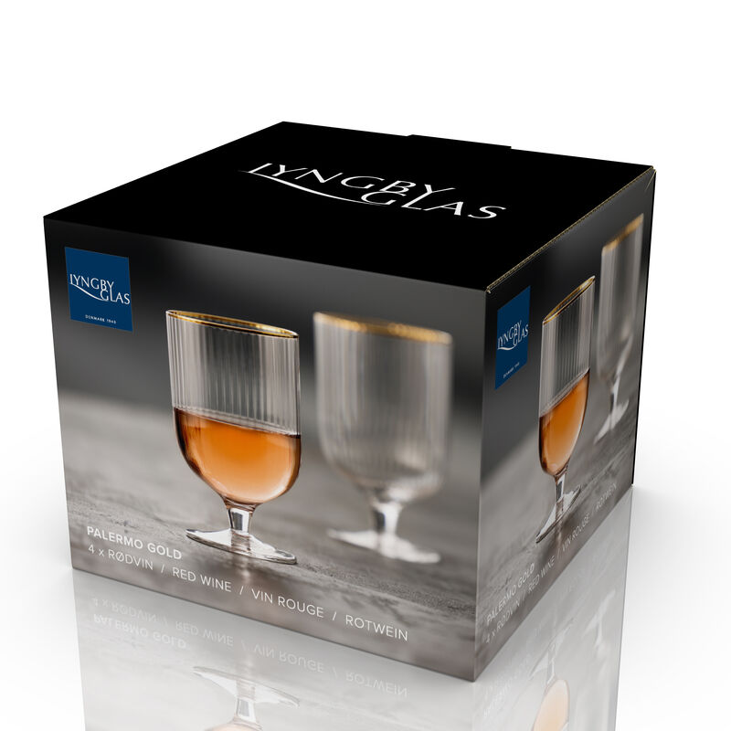 Palermo Gold Vinglas 4 stk.