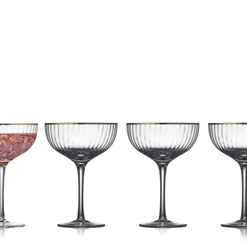 Palermo Gold Cocktailglas 4 stk.