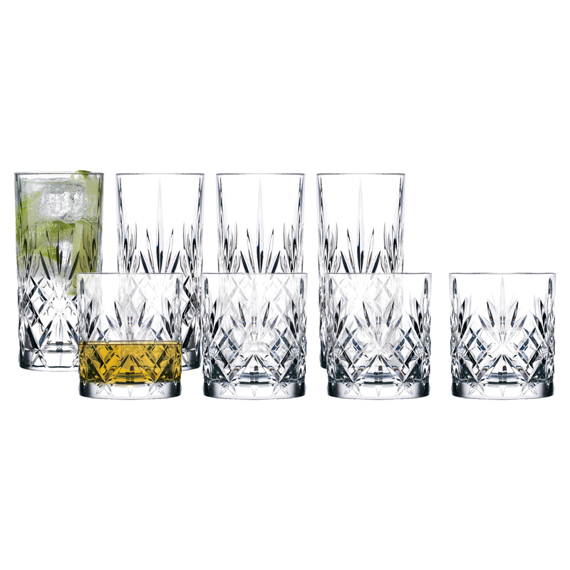 Melodia Whiskyglas/Highball 8 dele