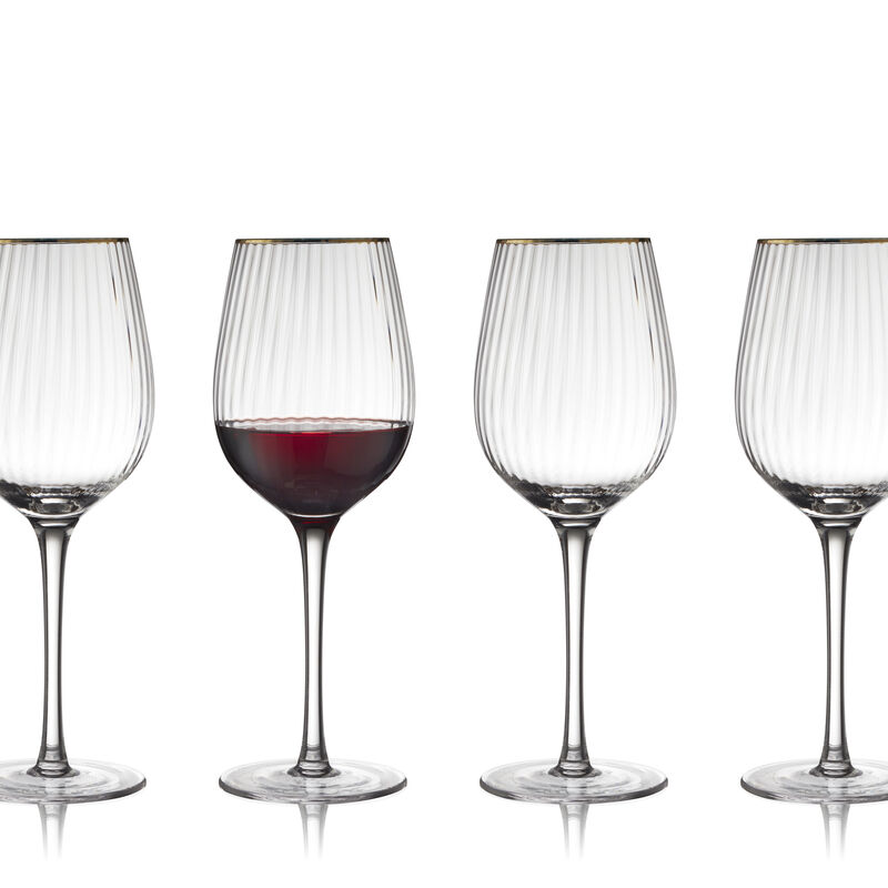 Palermo Gold R&oslash;dvinsglas 4 stk.