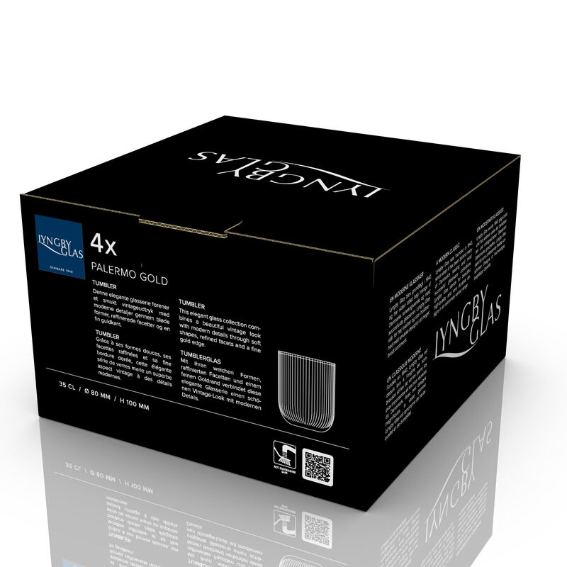 Palermo Gold Tumbler 4 stk.