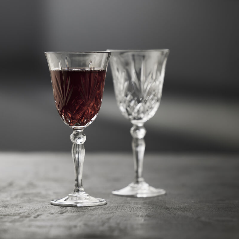 Melodia R&oslash;dvinsglas 4 stk.