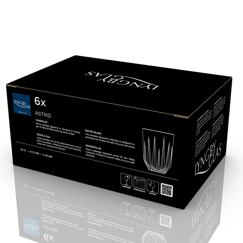 Astrid Vandglas 6 stk.