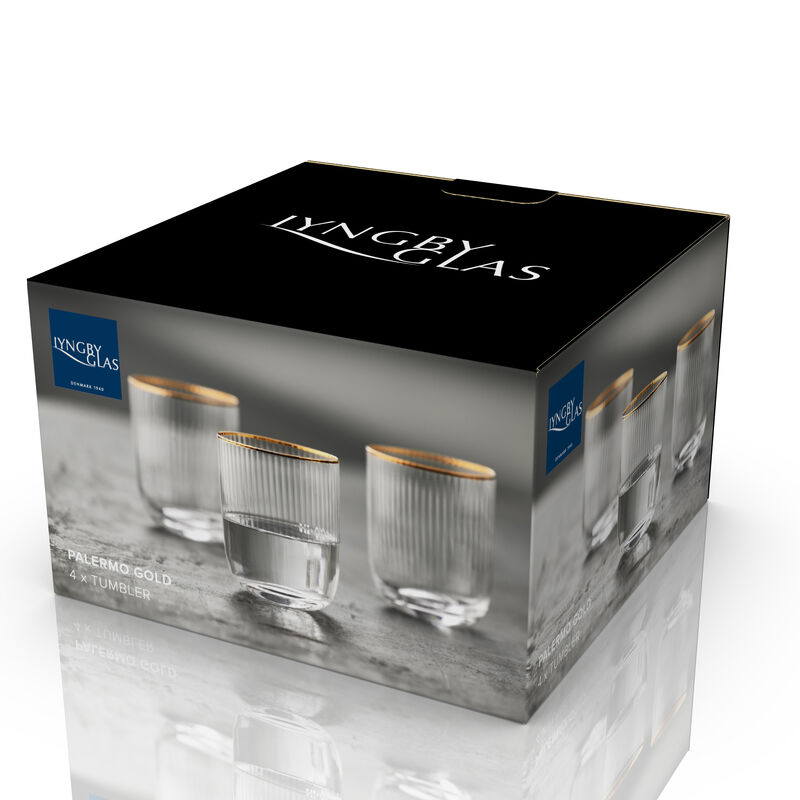 Palermo Gold Tumbler 4 stk.