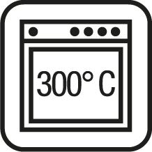 Oven safe up to 300° C